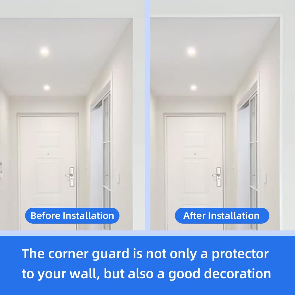 VNBQB four-pack corner guards for versatile wall protection