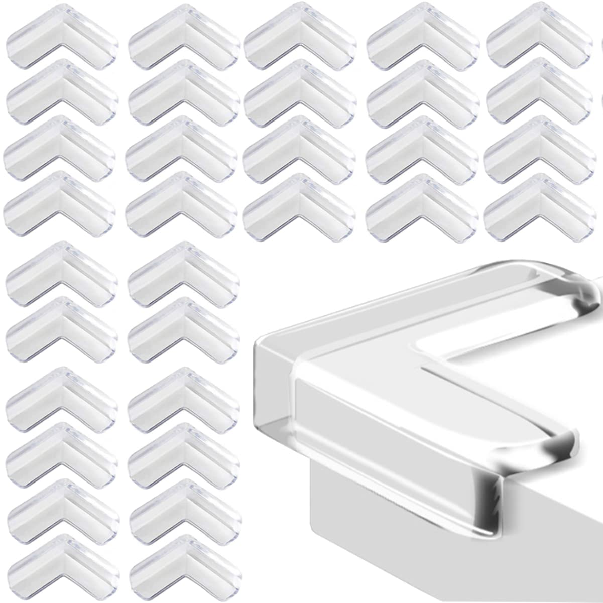 Vobulafy safety corner protectors package ready for quick baby-proofing.