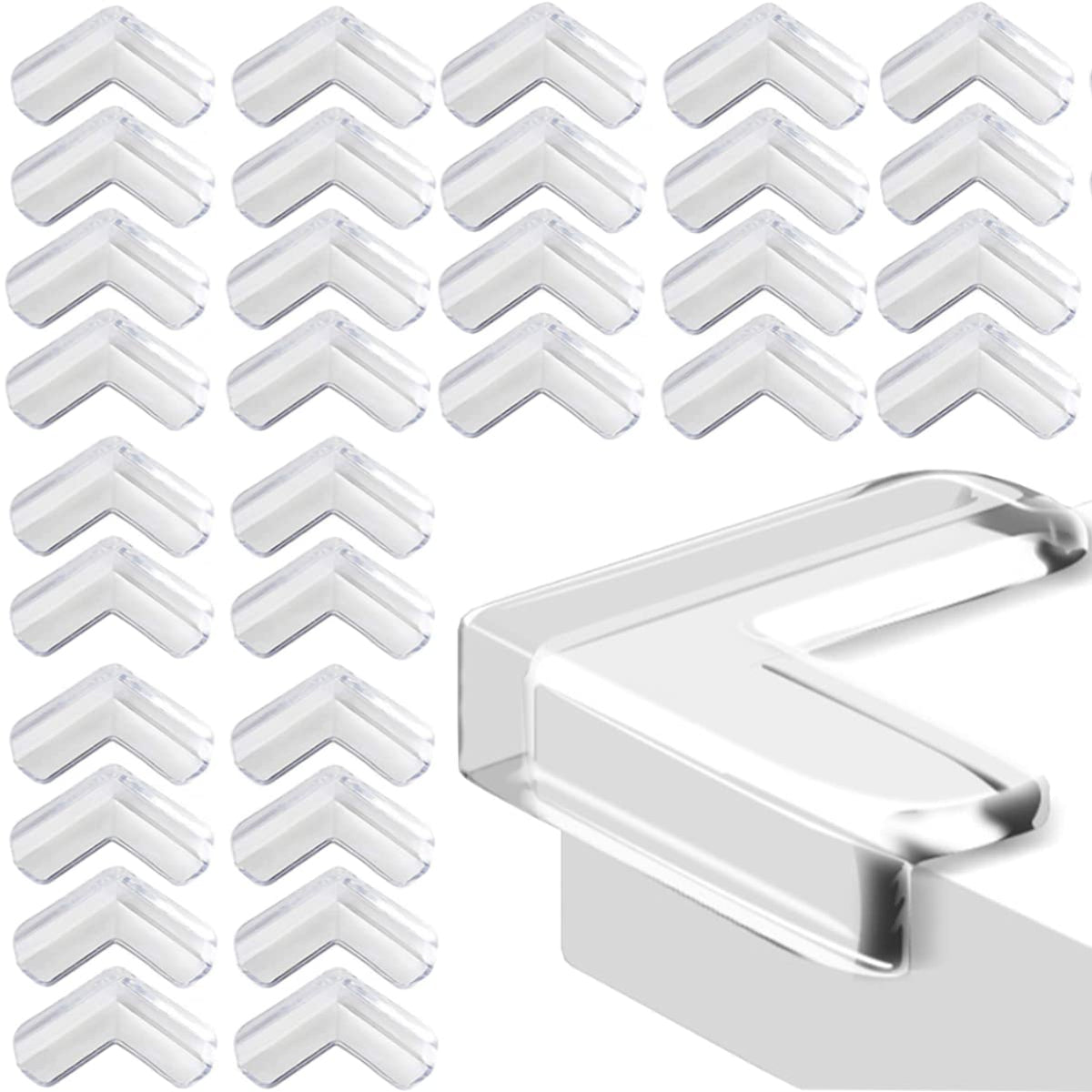 Vobulafy safety corner protectors package ready for quick baby-proofing.