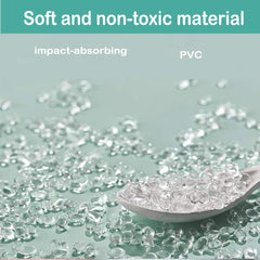 Vobulafy soft PVC corner protectors shown as cushioned edge protection.
