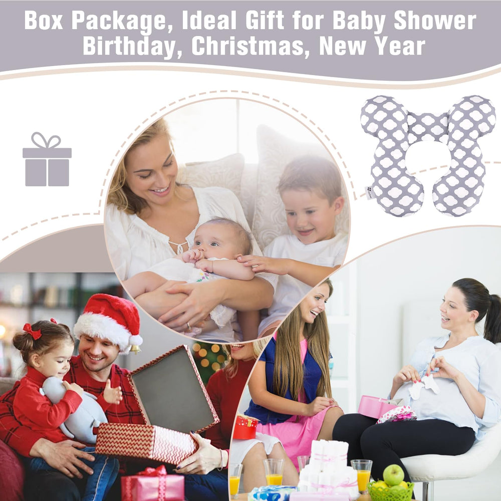 vocheer Baby Travel Pillow gift box presentation ideal for baby showers.