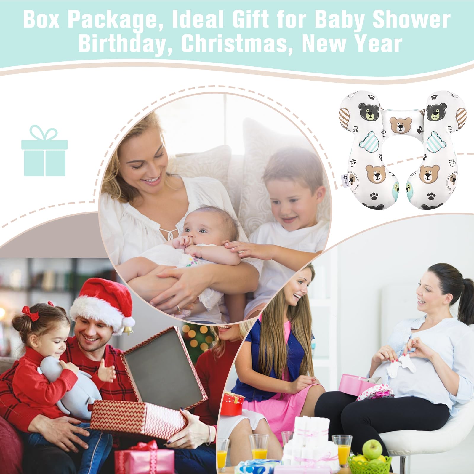 Perfect for use in stroller or car seat for ongoing support.