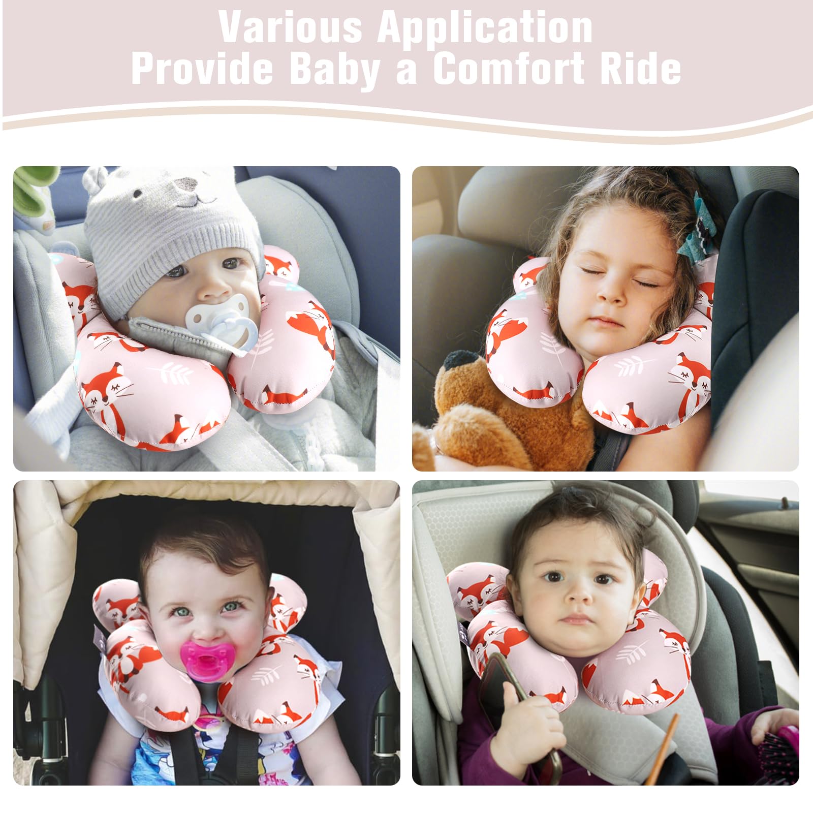 Machine washable Vocheer pillow for easy cleaning after outings.