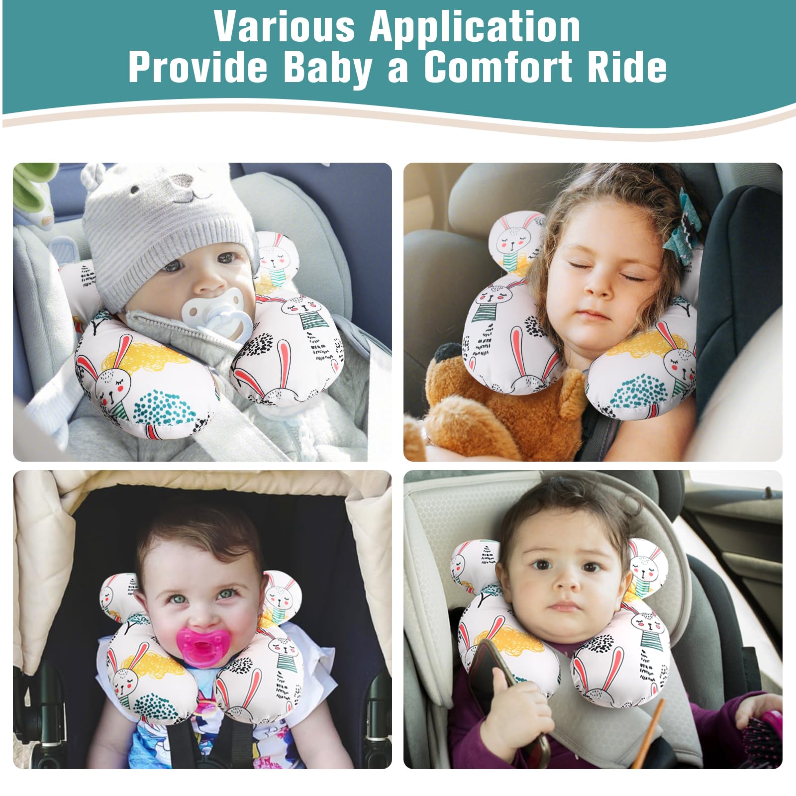 Vocheer soft cotton fabric feels gentle against baby's skin.