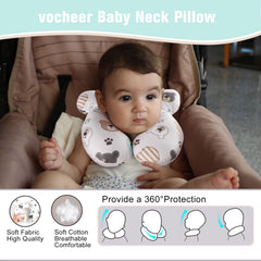 Soft fabric and PP cotton fill keep delicate skin comfy during journeys.