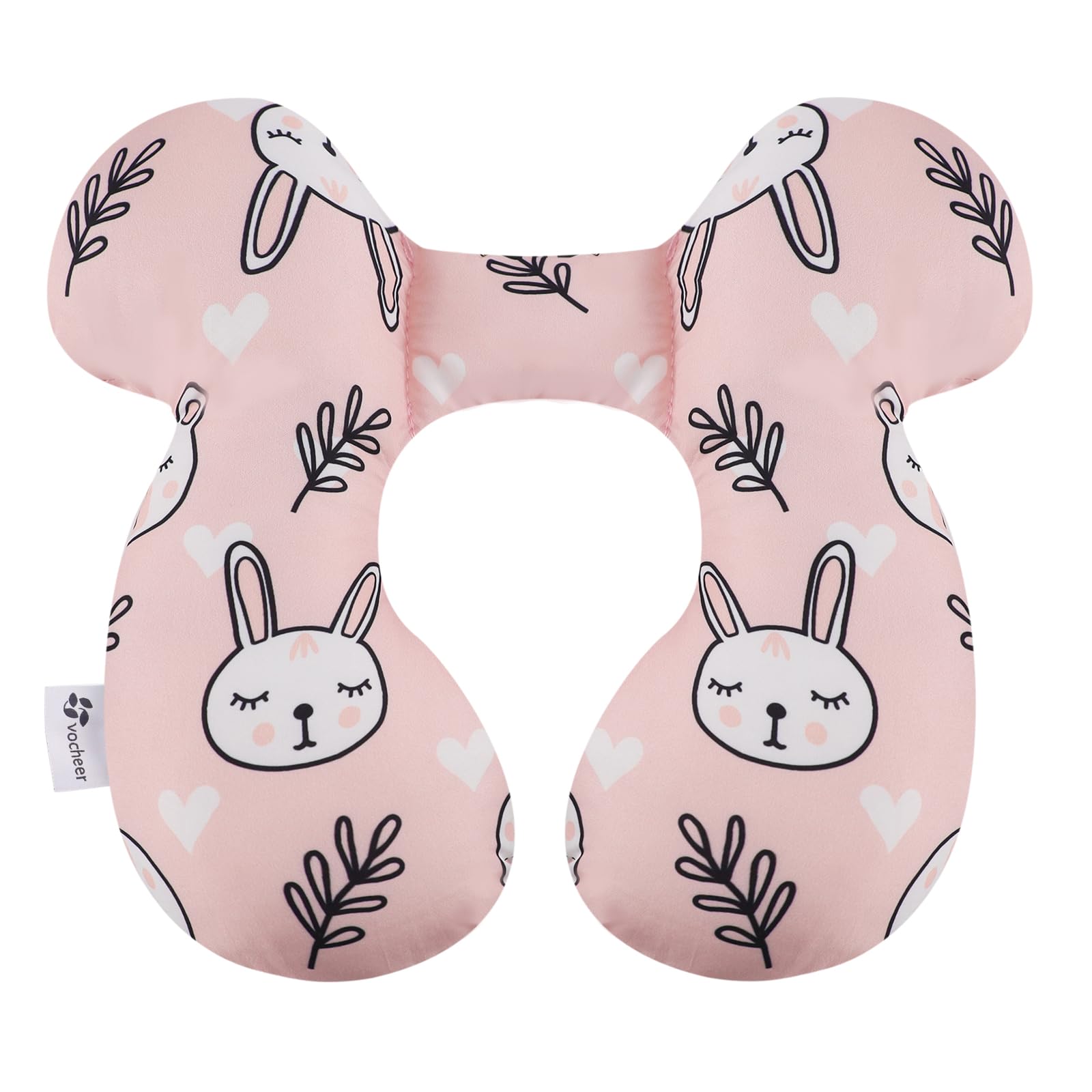 Vocheer Baby Travel Pillow upgraded head support for stable infant alignment during travel