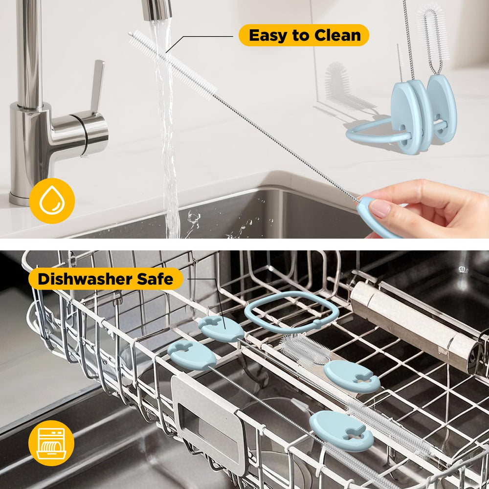 VOGOGE clip-on storage keeps brushes organized and ready.