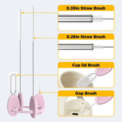 VOGOGE lid-thread brush cleans bottle lids and threads