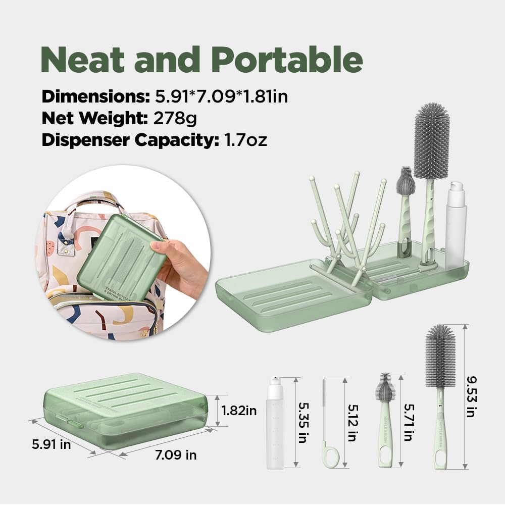 VOGOGE storage case keeps all brushes organized and ready.