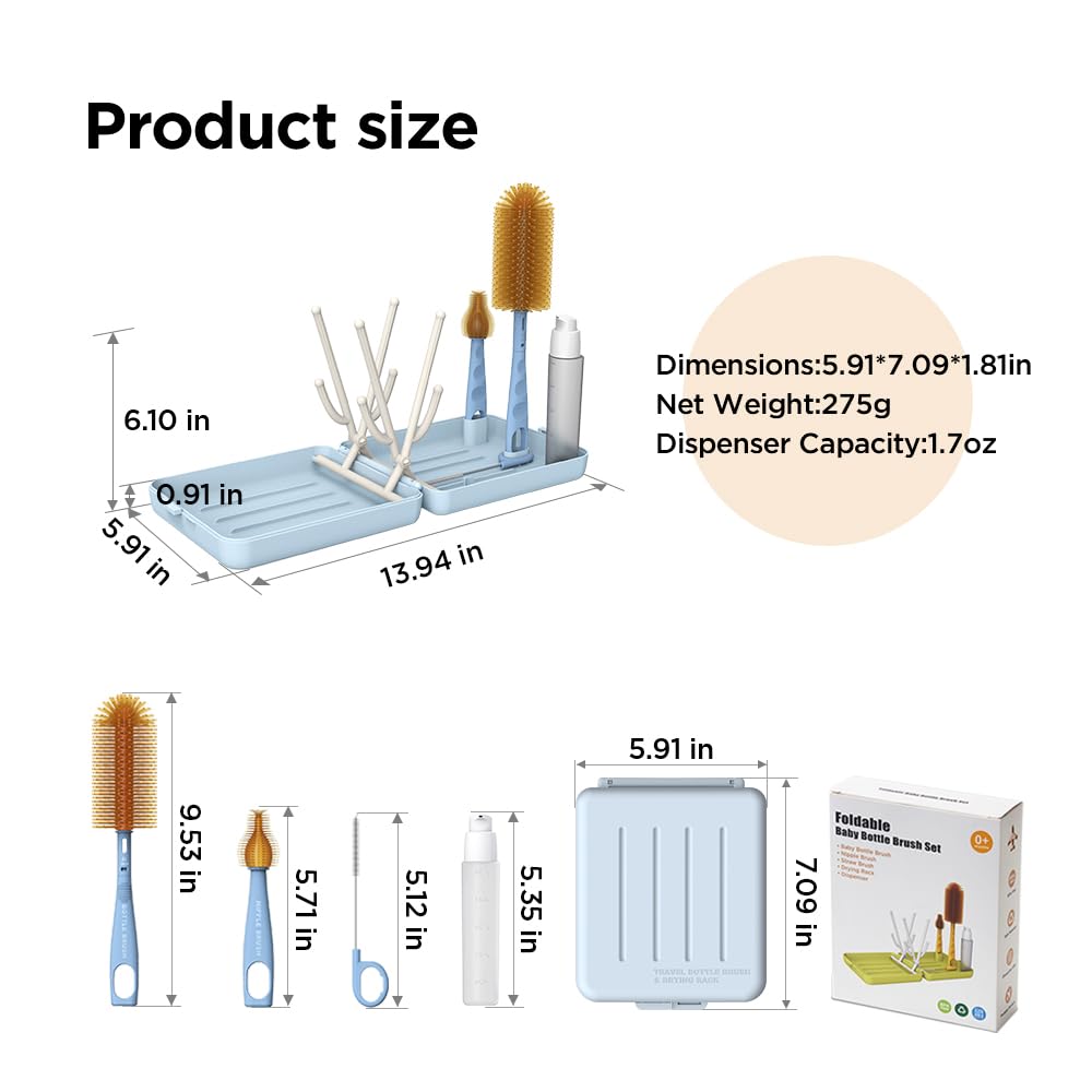 VOGOGE storage case keeps brushes organized and travel-ready.