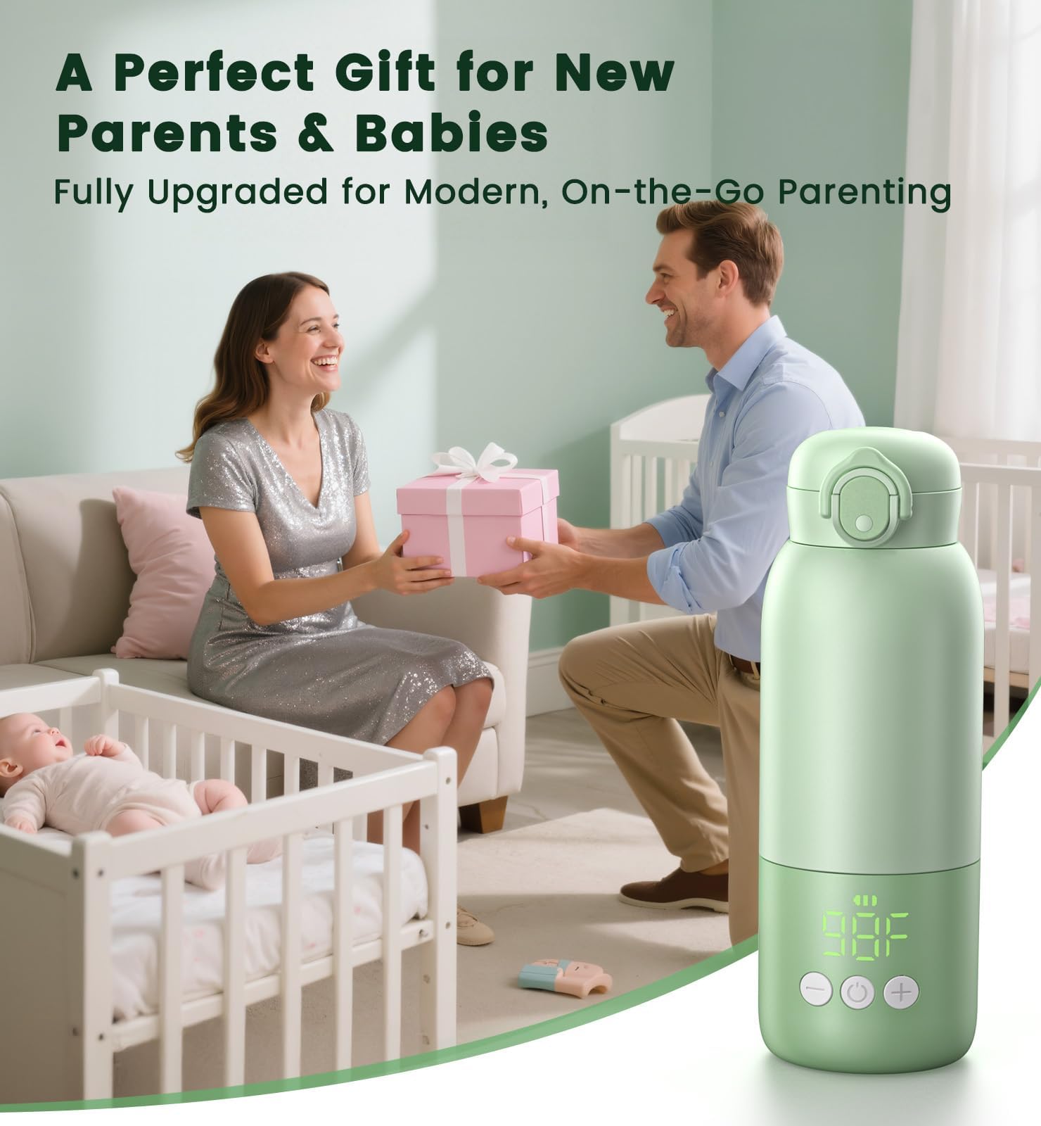 Voice-tank travel-friendly design fits busy parents' routine
