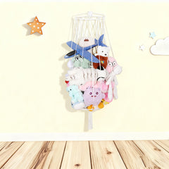 Volepet stuffed-animal storage hammock backboard neatly organizes plush toys for tidy rooms.