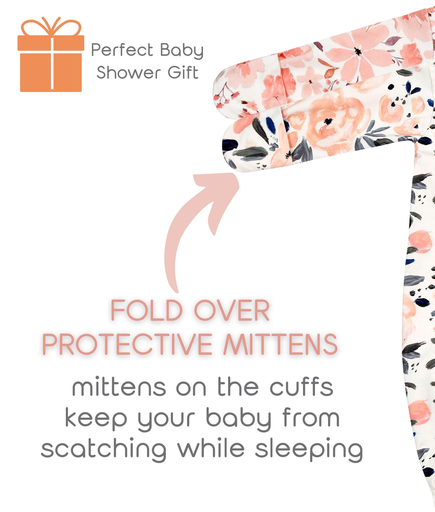 Vollmic interior zipper guard protects baby's skin during zips