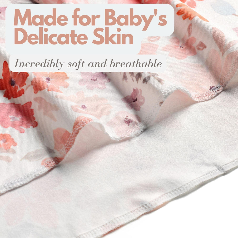 Vollmic swaddle blanket 80x80cm generous size ideal for newborn comfort.