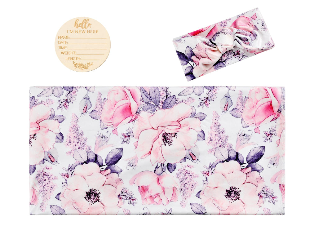 Vollmic swaddle blanket 80x80 cm ideal homecoming size for newborns.