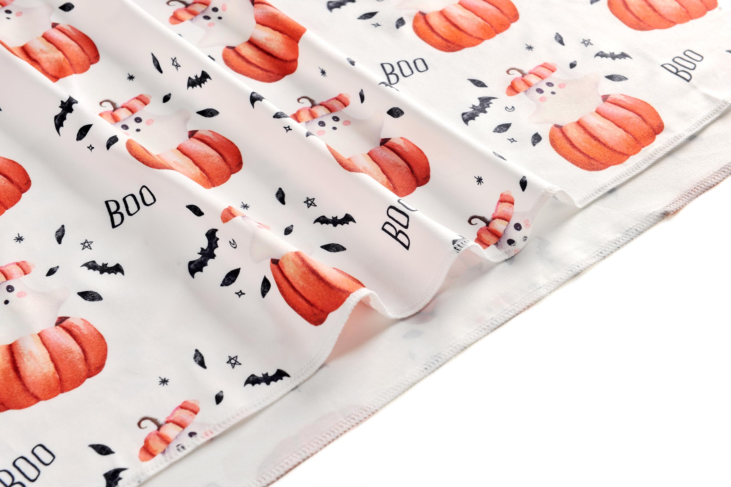 Vollmic swaddle with serged edge demonstrates durable stretch