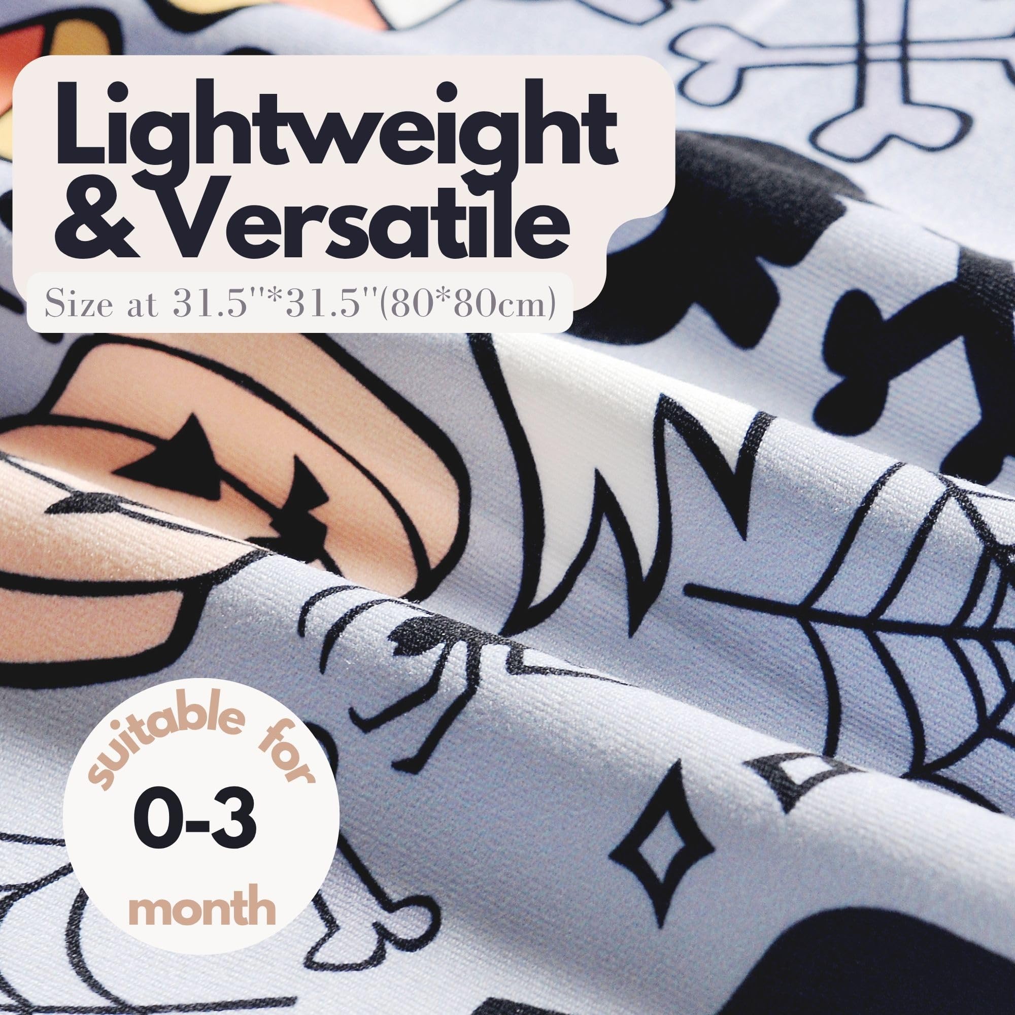 Vollmic swaddle set grey packaging image highlights ready to use gift option