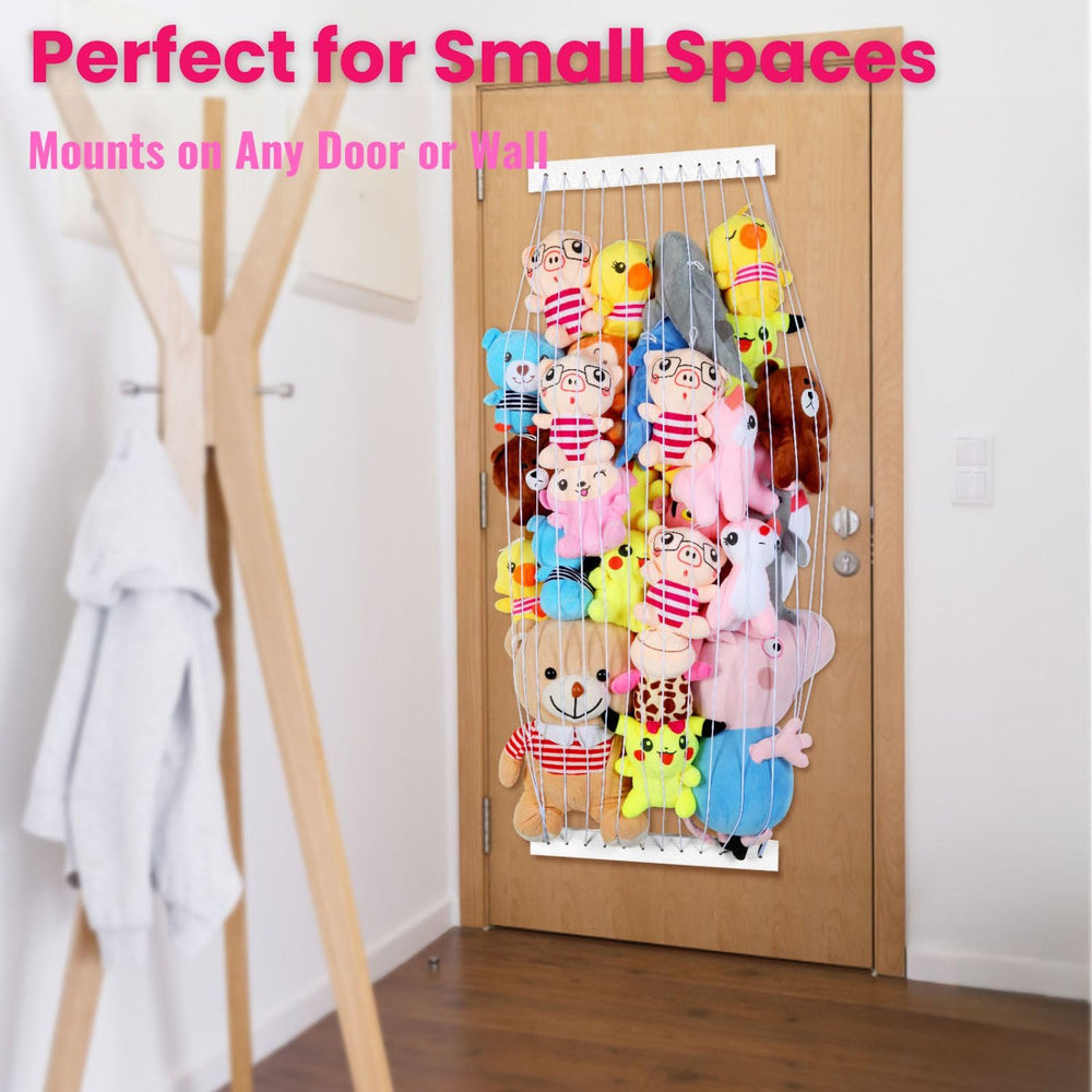 VOMELON keeps toys off the floor and within easy reach