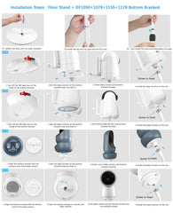 VOMENC flexible viewing angle adjustment for optimal baby view