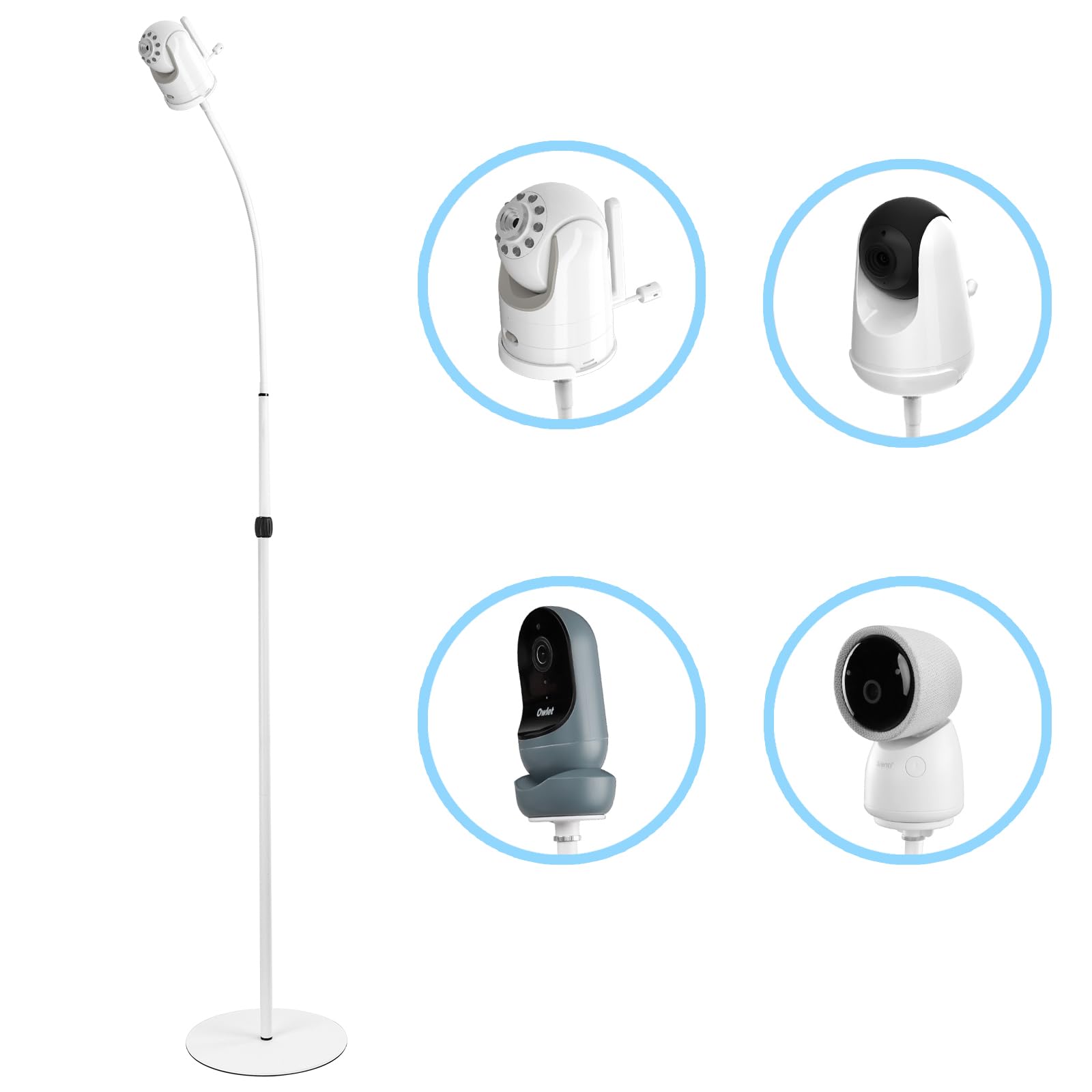 VOMENC crib-distance-aware monitor stand keeping cameras safely away from the crib