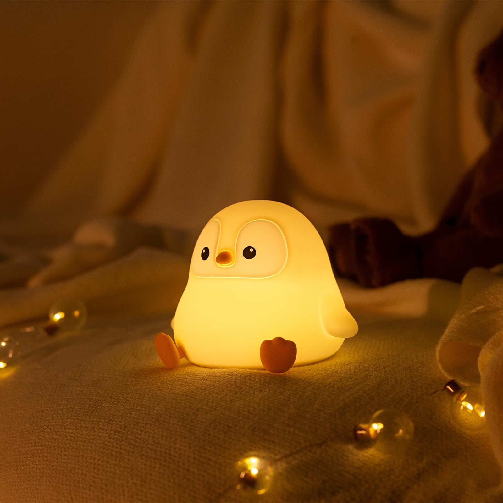 VoMii Penguin Night Light gift-ready decor for kids rooms