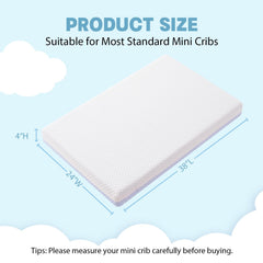 Vomiliku memory foam layer provides soft, supportive comfort for naps.