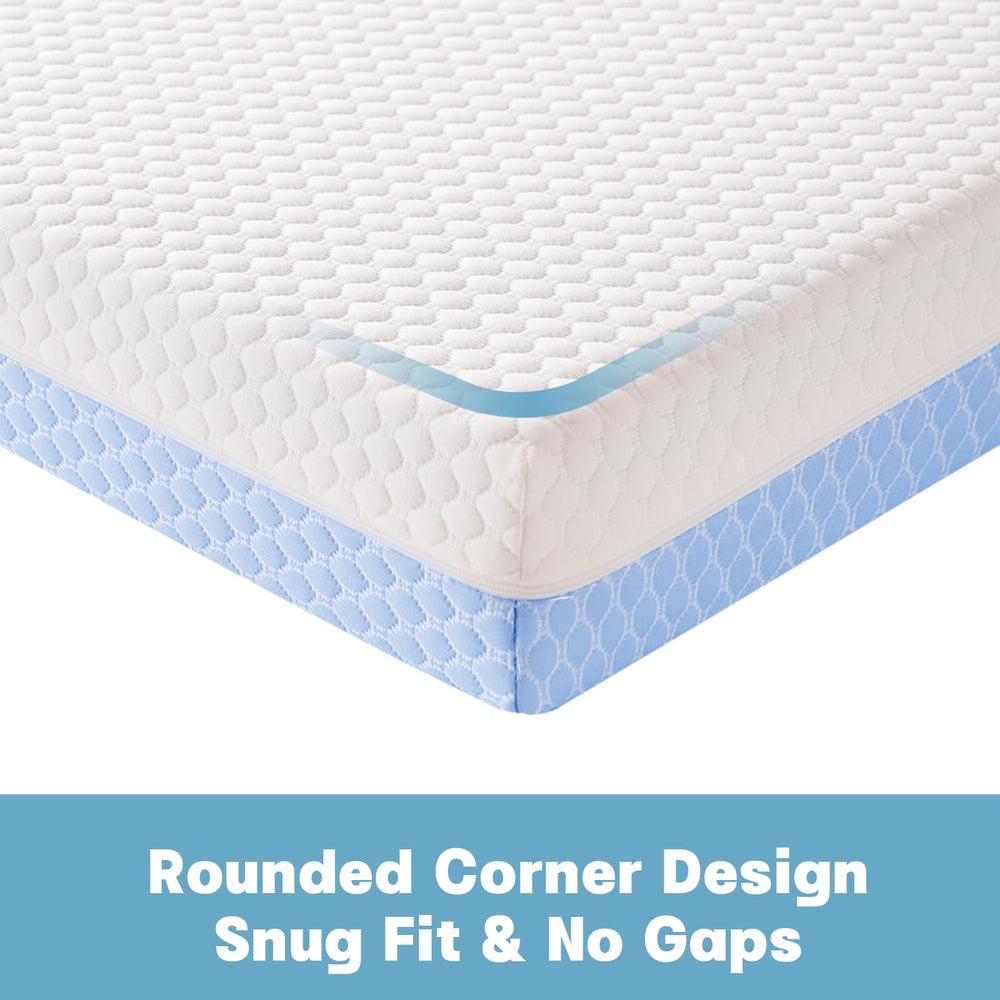 Vomiliku non-slip base keeps the mattress secure on any surface.