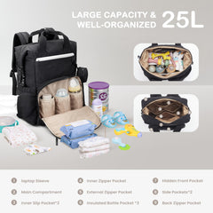 VONAL Durable lightweight nylon with breathable back panel for all day comfort.