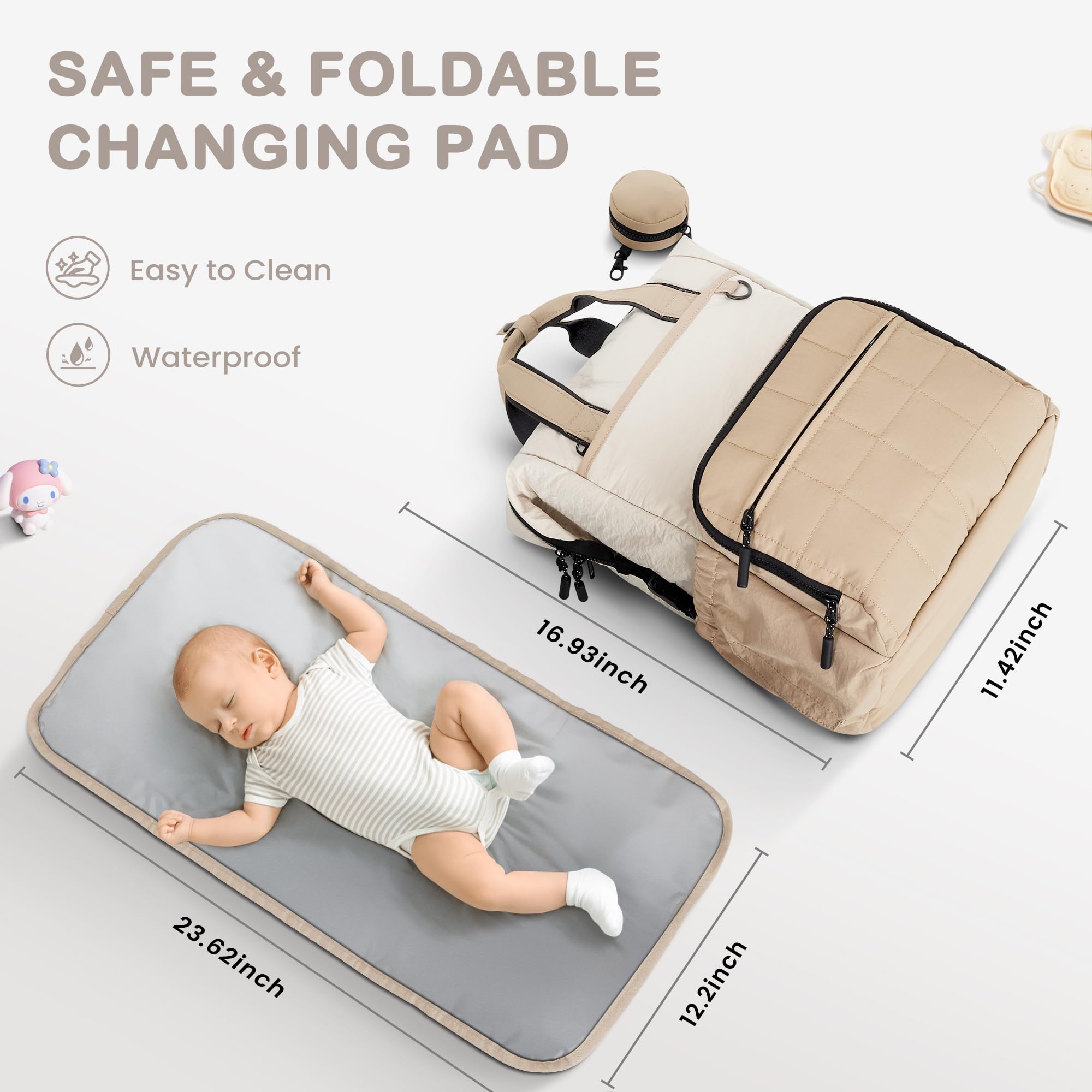 VONAL multiple carry options illustrating backpack, tote, and shoulder use