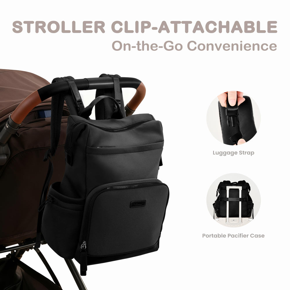 VONAL 33L capacity fits essentials for two kids on trips