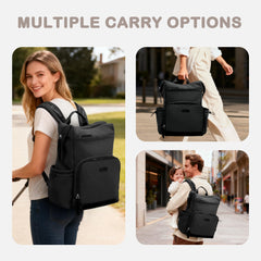 VONAL diaper bag changing pad integrated for quick on-the-go diaper changes