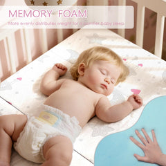 voomf pack and play mattress in its compact travel bag for outdoor use.