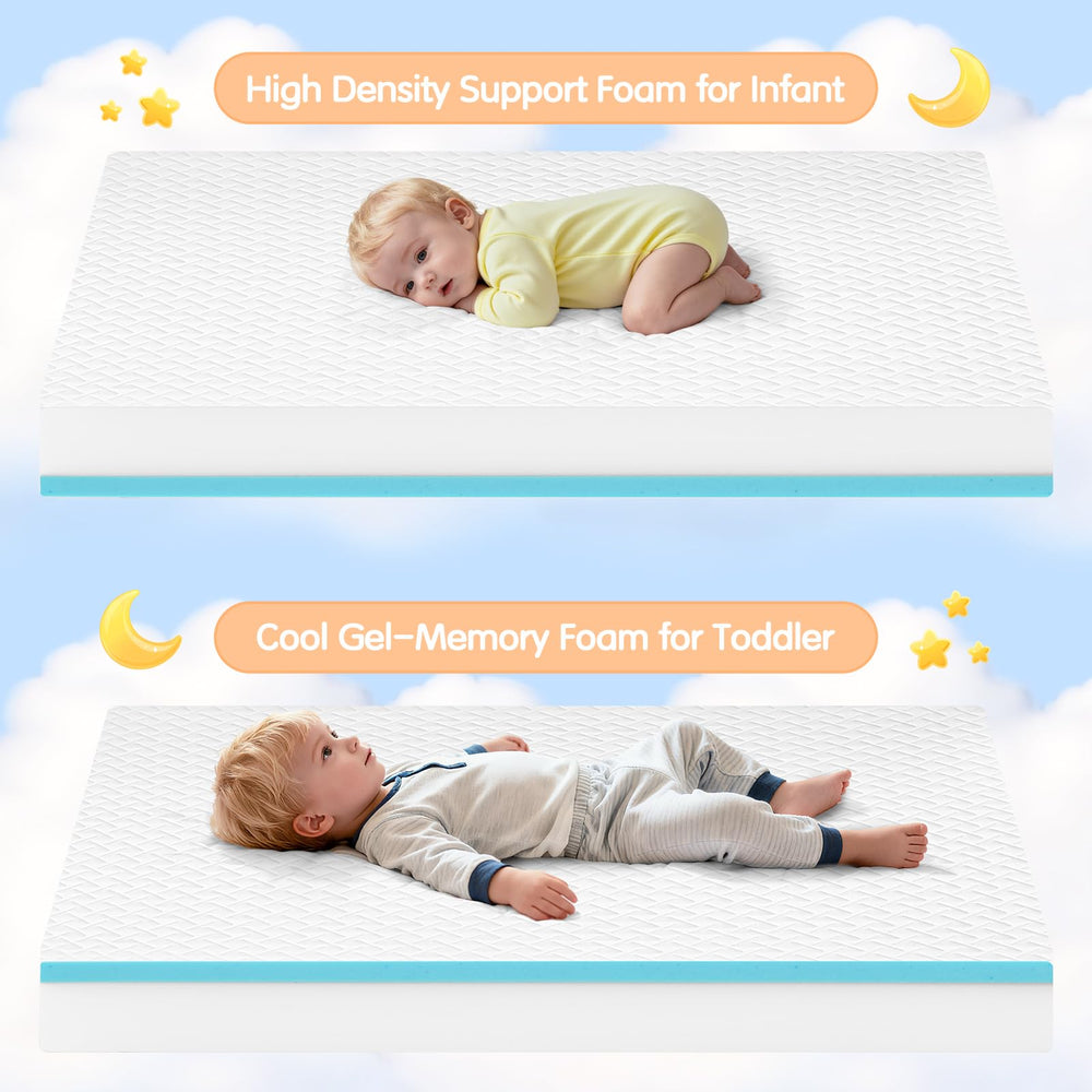 voomf Pack and Play Mattress Pad rounded corners enhance baby safety and comfort