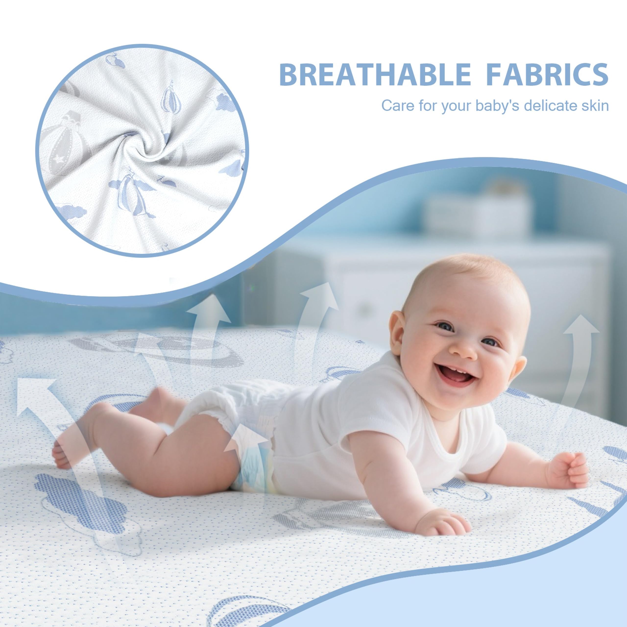 voomf Pack and Play Mattress storage bag keeps essentials organized.
