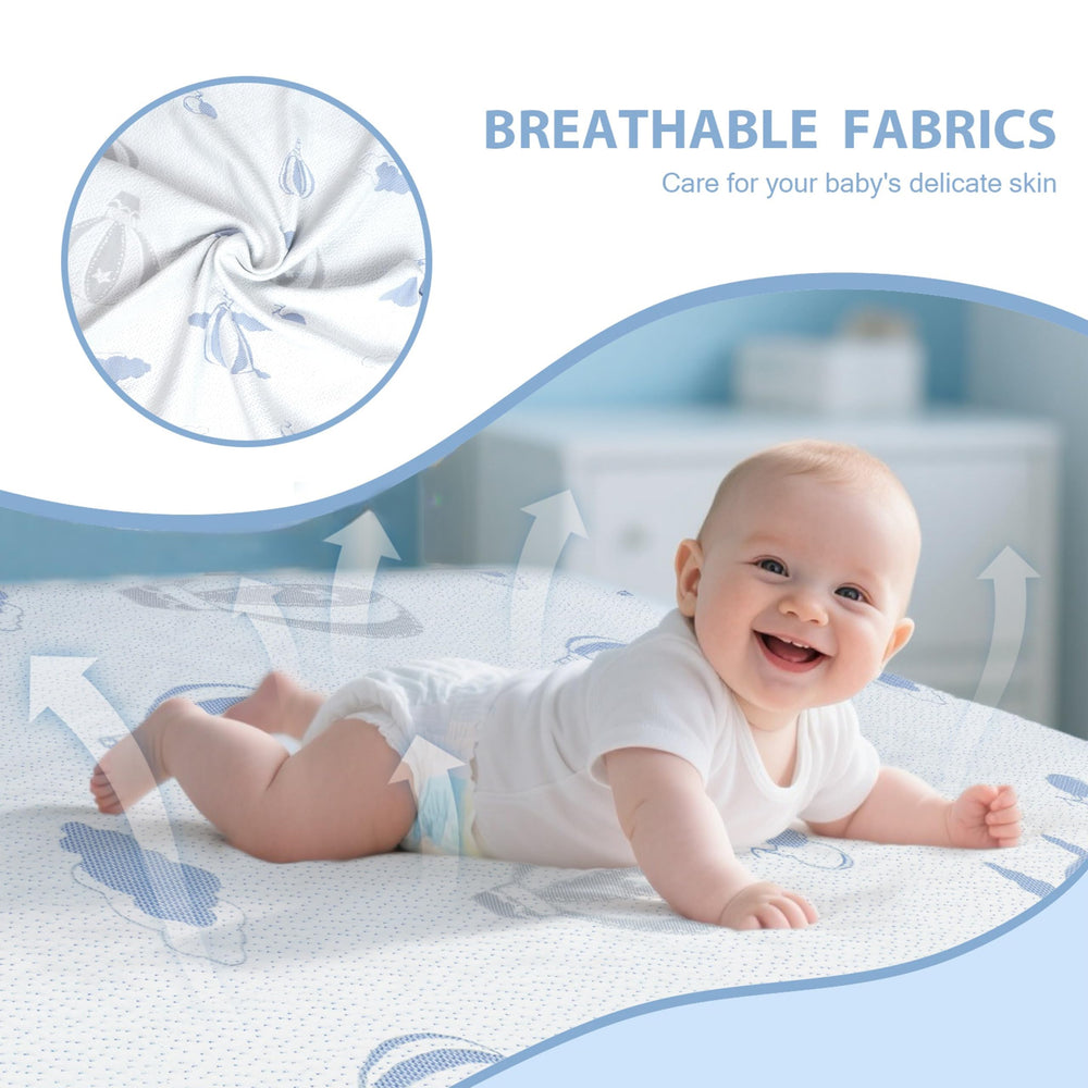 voomf Pack and Play Mattress storage bag keeps essentials organized.