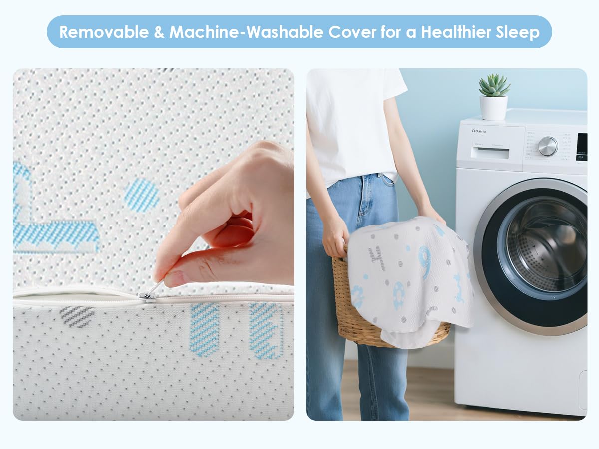 voomf Pack N Play mattress in-use inside a playpen