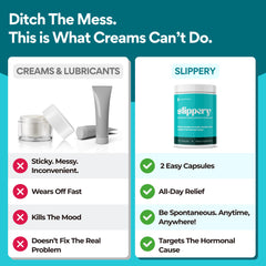 VoomVaya Slippery daily-use image suggesting a consistent routine for potential moisture relief.
