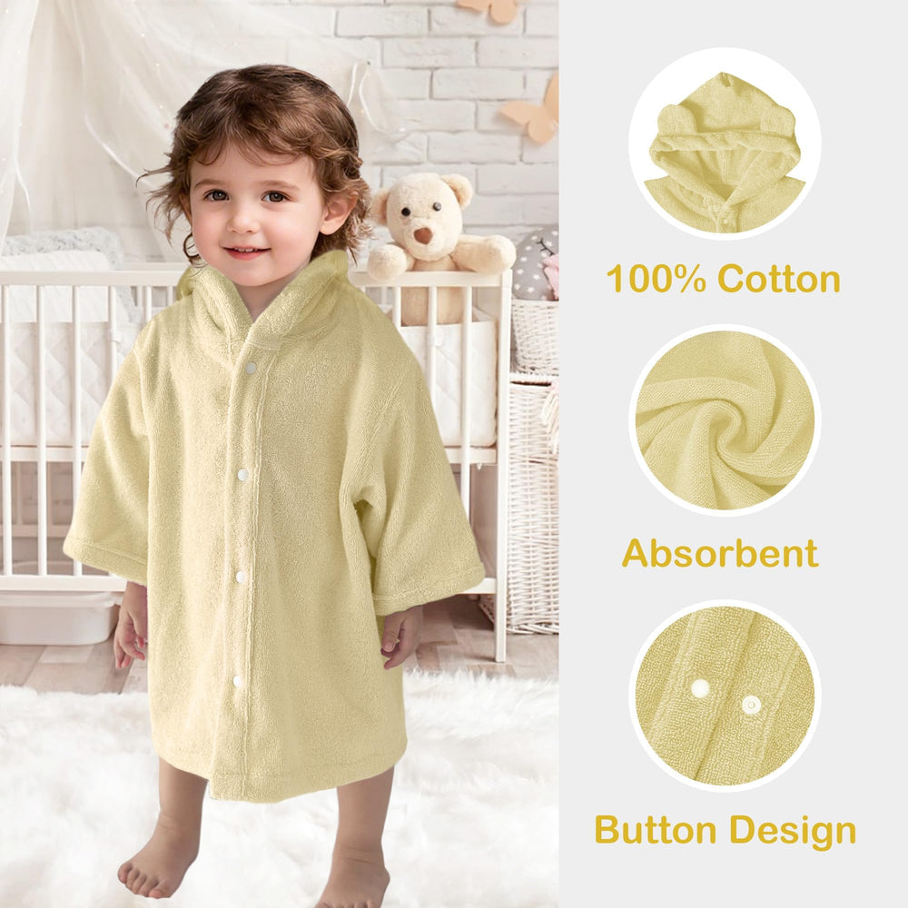 VOOVA & MOVAS 100% cotton baby towel gentle on sensitive skin