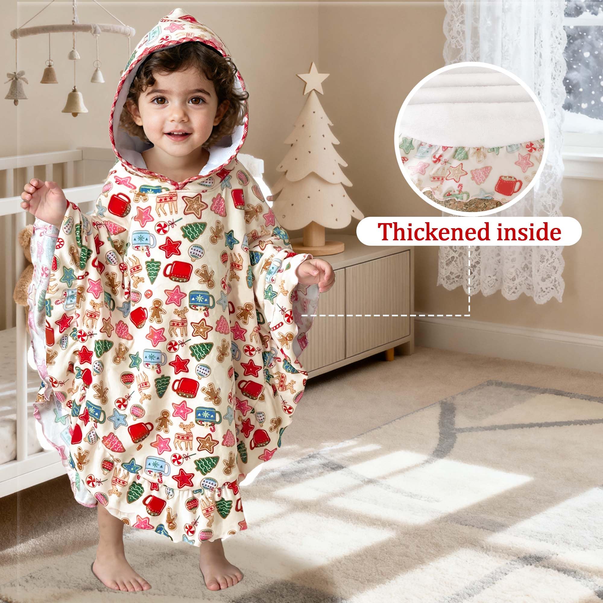 VOOVA & MOVAS festive towel makes a great Christmas gift for newborns.