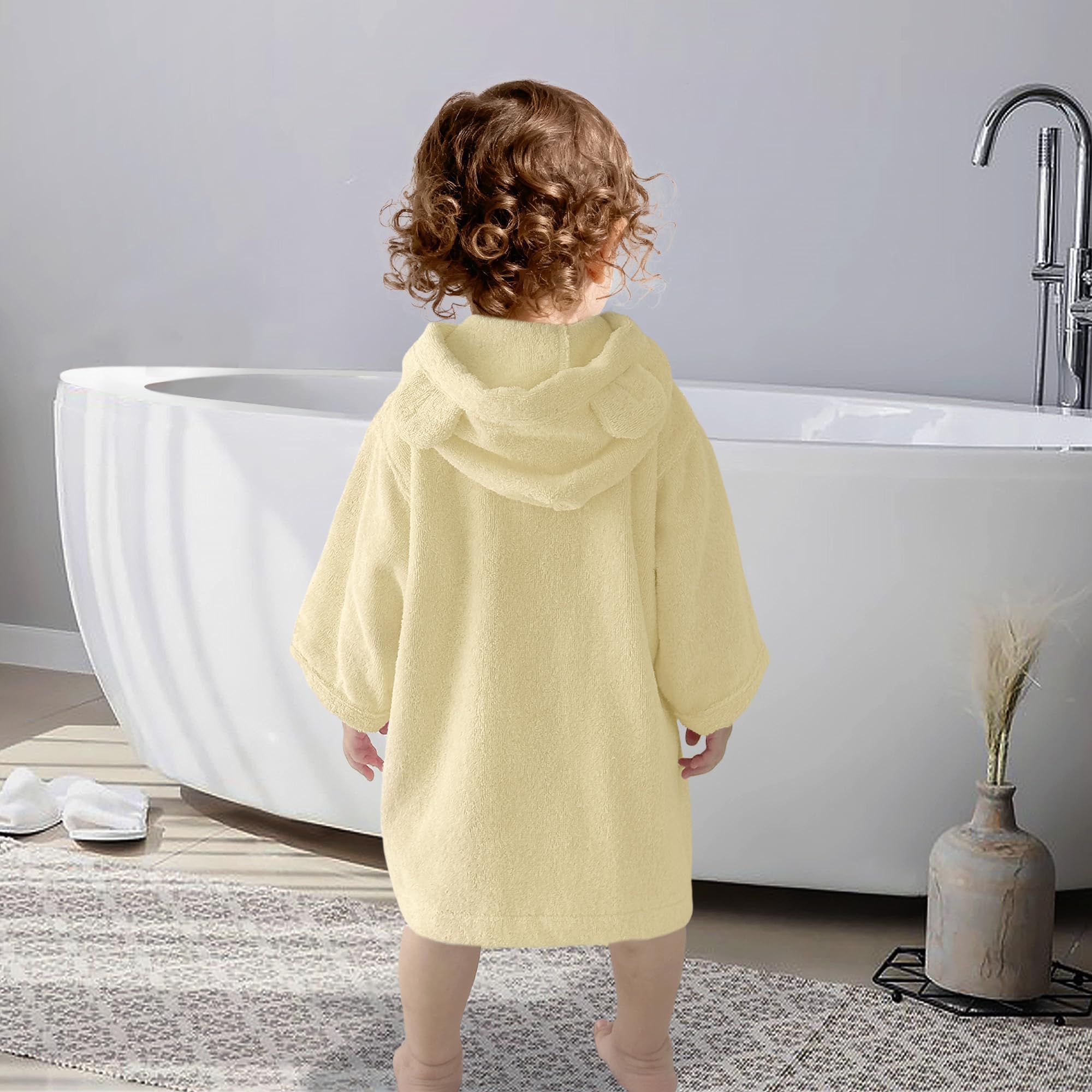 VOOVA & MOVAS machine-washable baby towel stays soft wash after wash