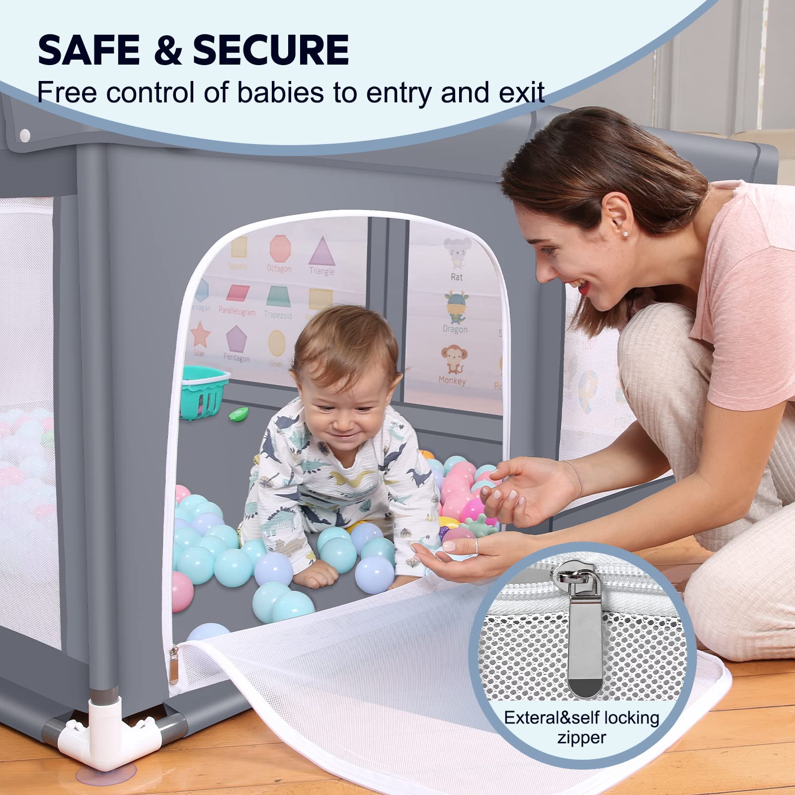 Voovc durable frame supports active toddlers