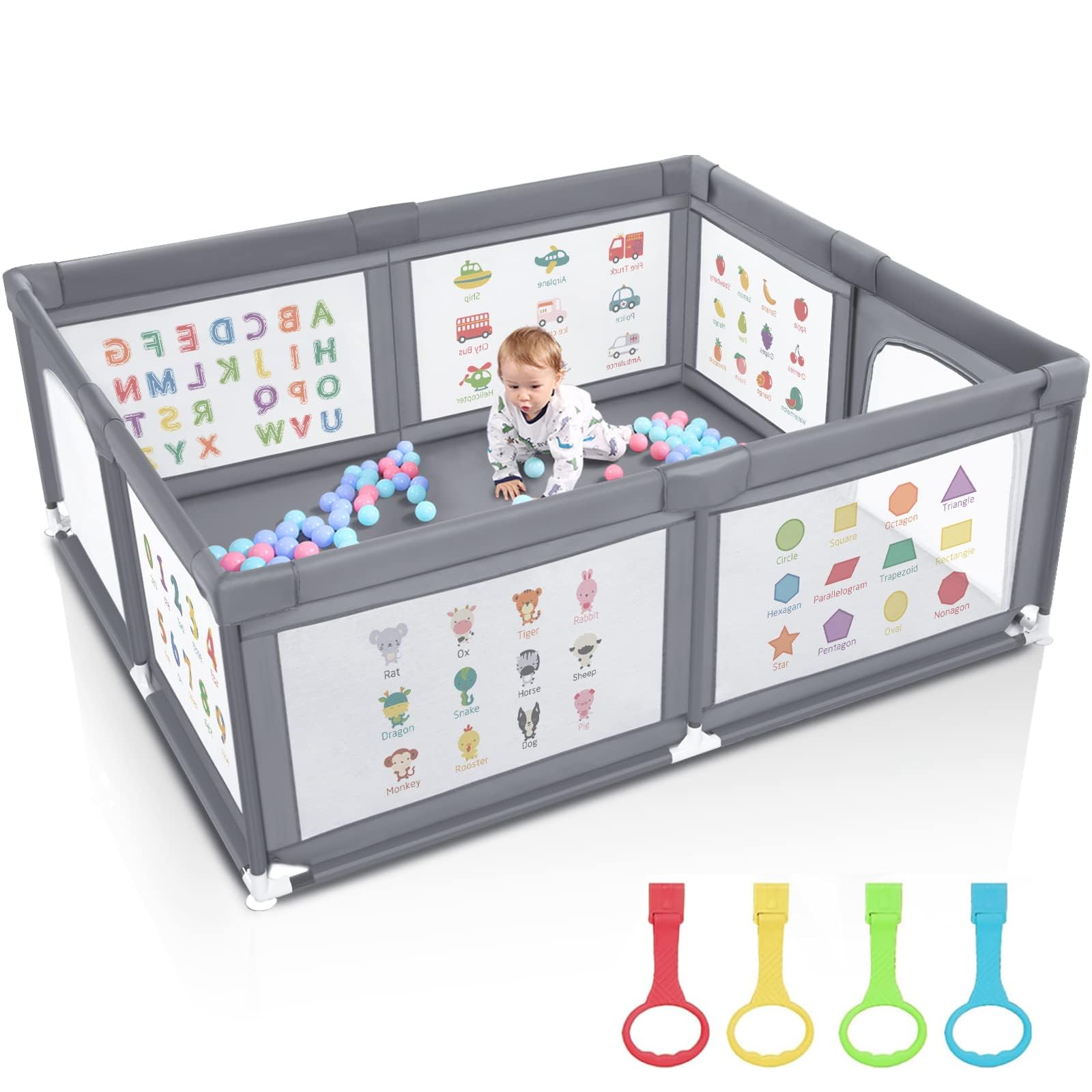 Voovc baby playpen setup quick for safe playtime