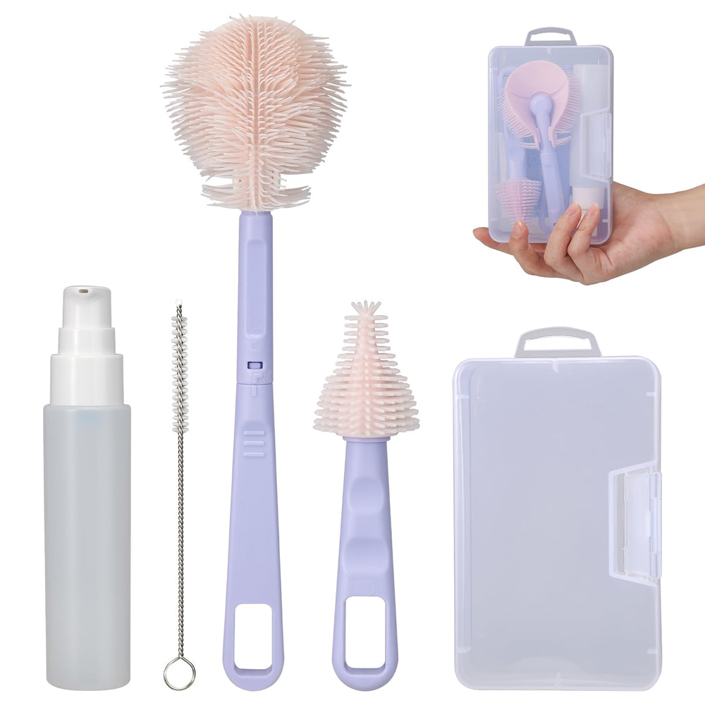 VOOWO bottle cleaner kit travel set with compact storage for on-the-go.