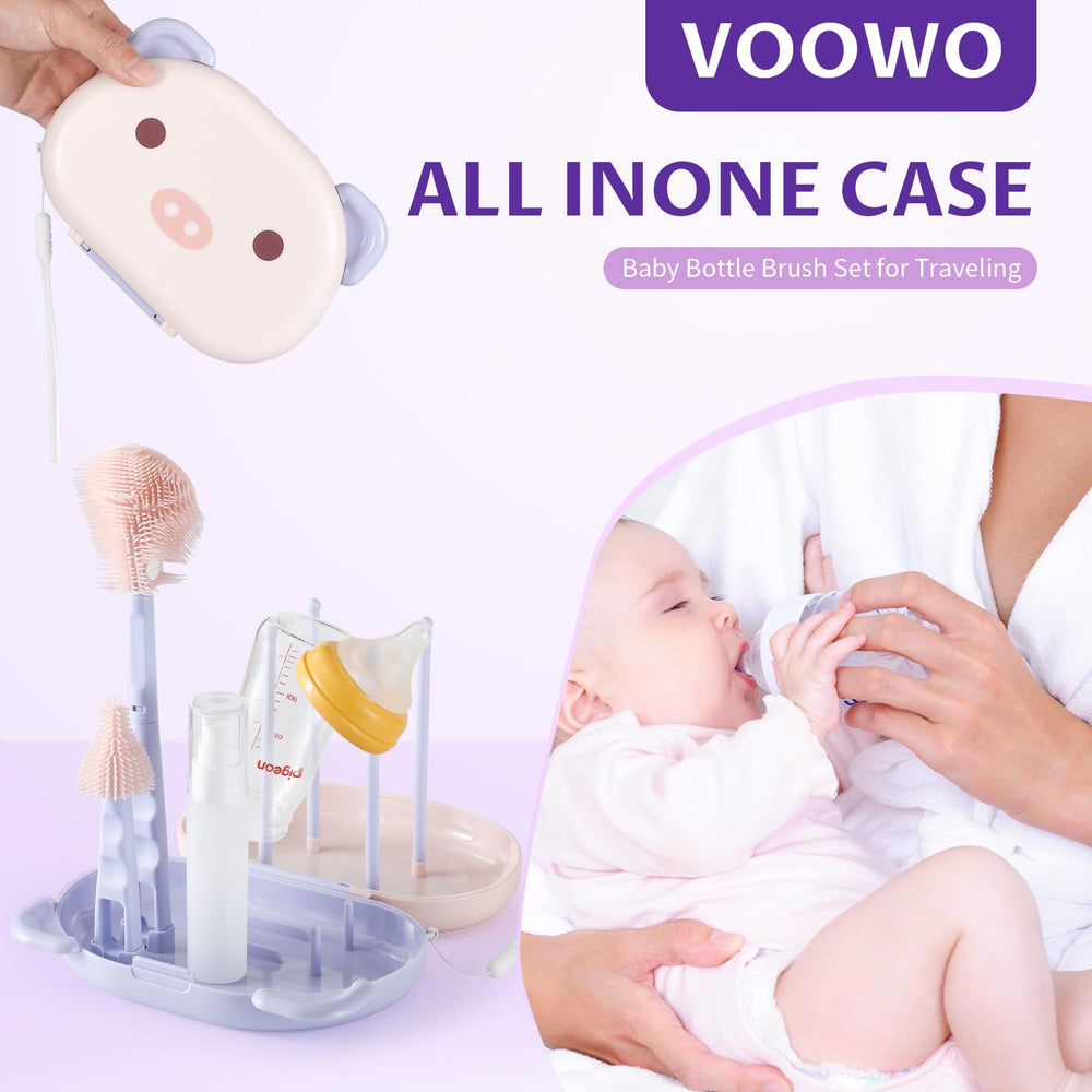 VOOWO 1-ounce soap dispenser shows remaining liquid easily