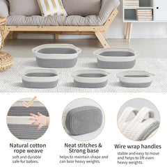 VOOWO medium basket keeps CDs, wallets, and cosmetics tidy