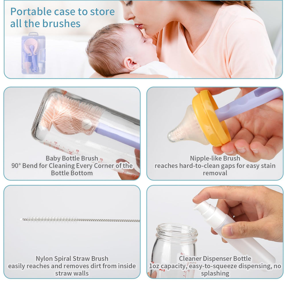 VOOWO 1-ounce soap dispenser allows mess-free pouring.