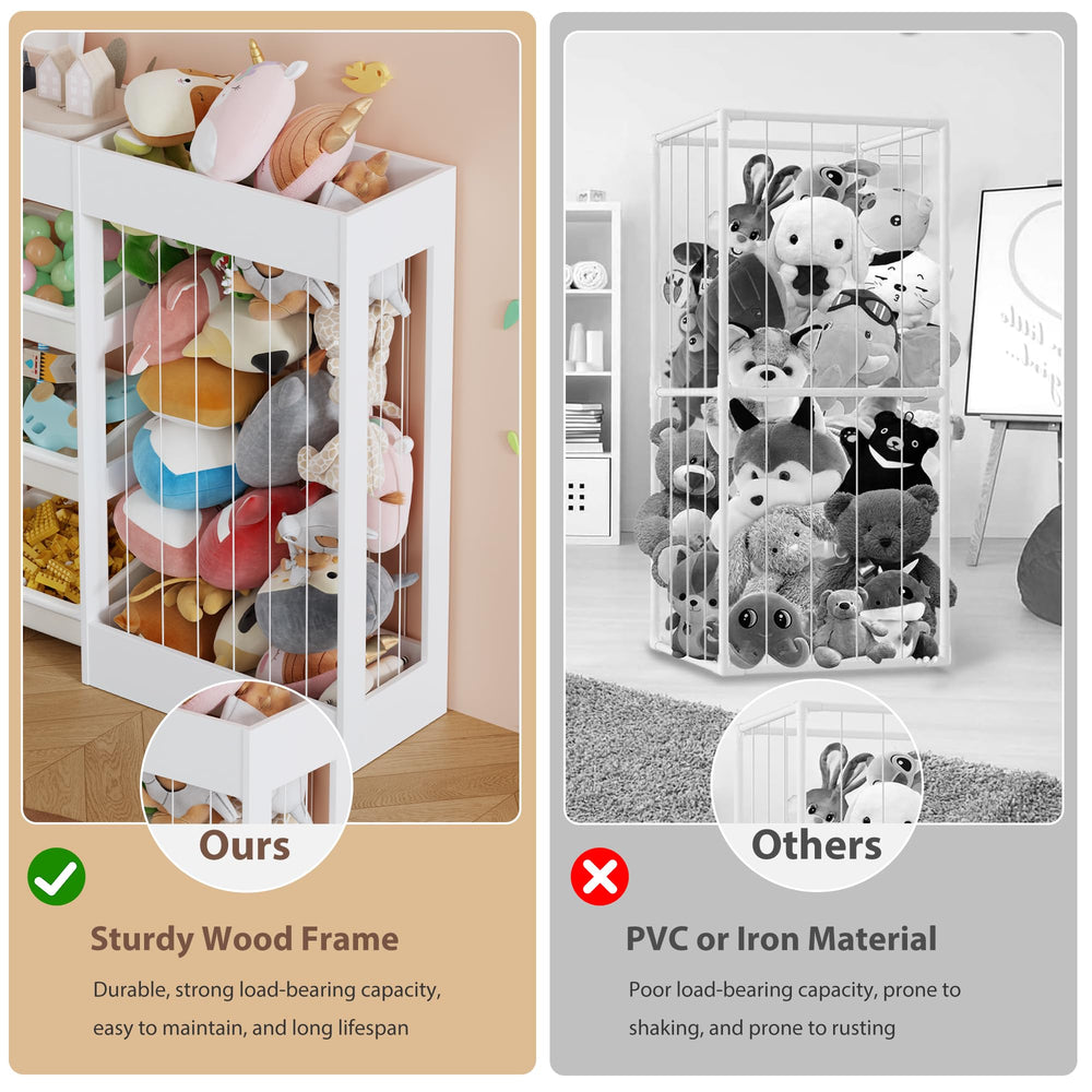 VortinT premium MDF construction for sturdy, durable storage