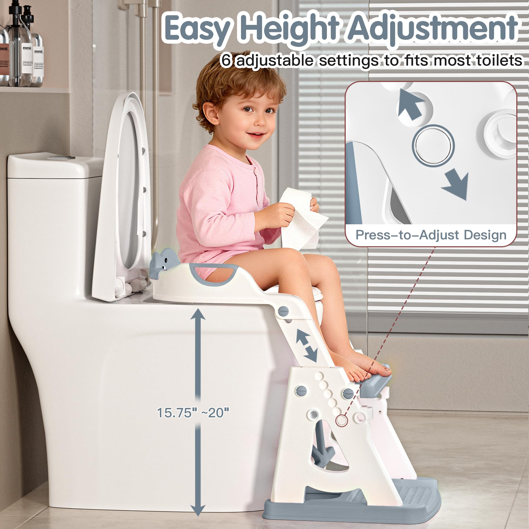 Vorykido easy-installation plus splash guard keeps bathroom tidy.