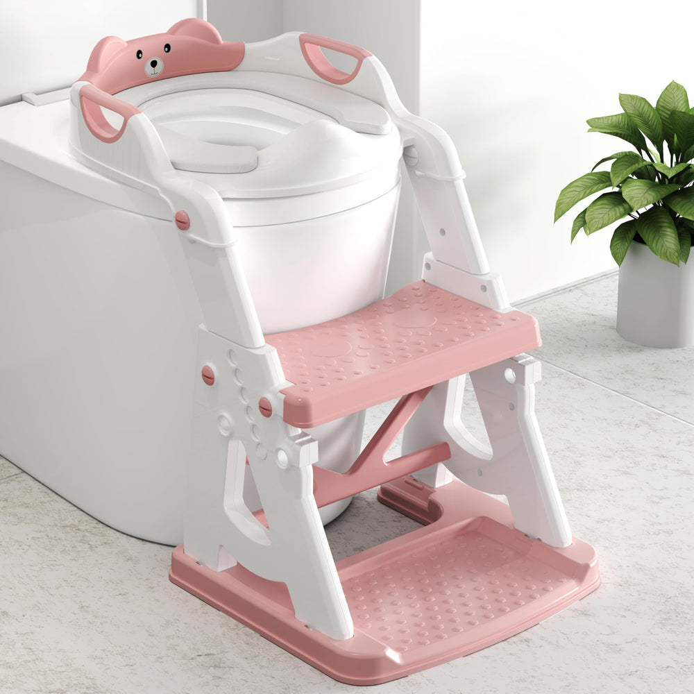 Vorykido potty seat with stability helps toddlers sit safely during potty training.