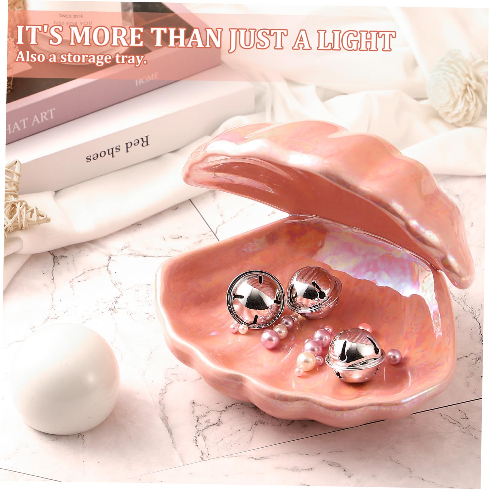 Vosarea bedroom decorative lamp enhances cozy mood in pink